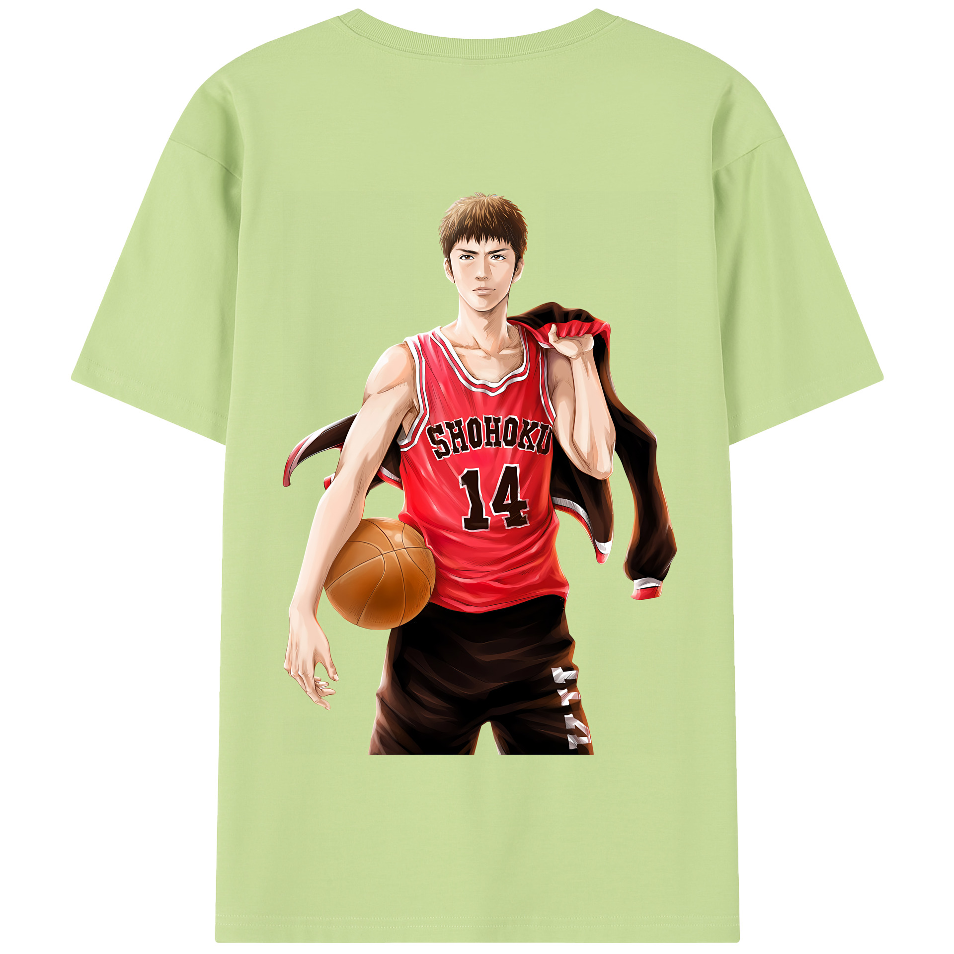 SLAM DUNK／スラムダンク 綿100％半袖Tシャツ（背面プリント）